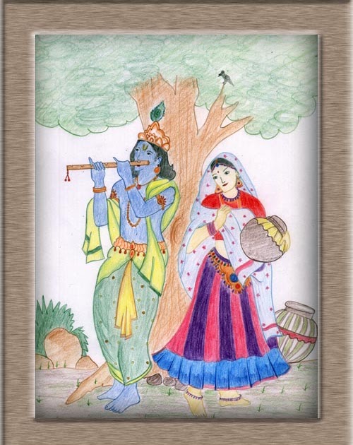 Featured image of post Easy Colour Krishna Drawing : How to draw lord krishna very easy lime drawing step by step,art with pencil and black sketch pen,line art bal gopal,easy krishna.