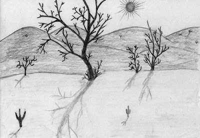 Pencil Landscape Drawings