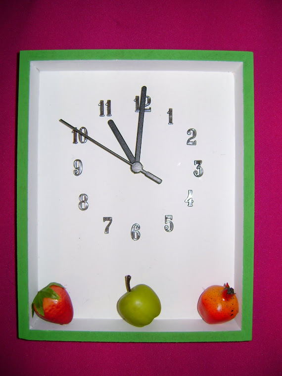 Relógio de frutas...