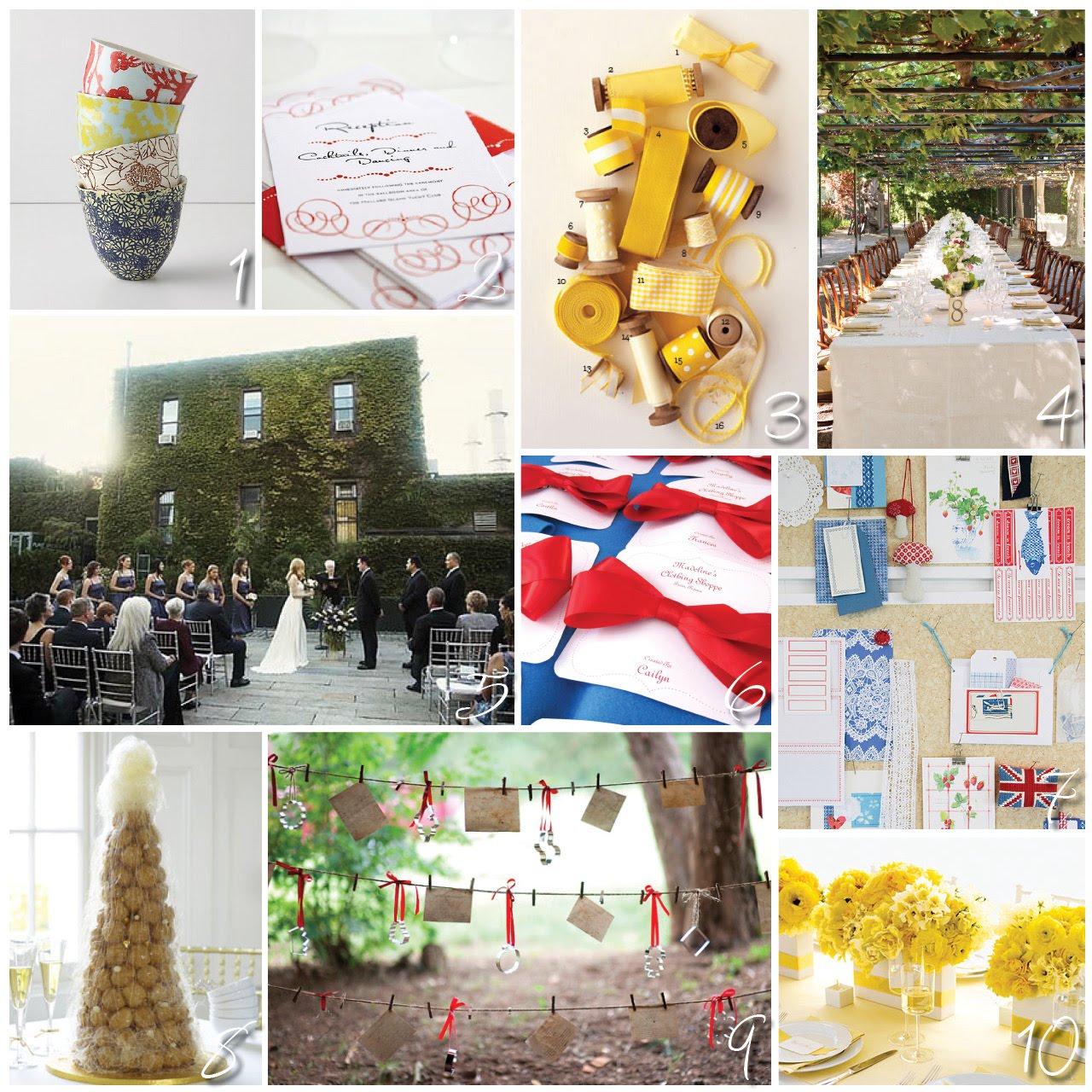 Anthropologie Inspired Wedding