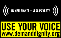POVERTY IS NOT NATURAL,OR INEVITABLE,BUT A RESULT OF DECISIONS.ADD YOUR VOICE TO OUR CAMPAIGN