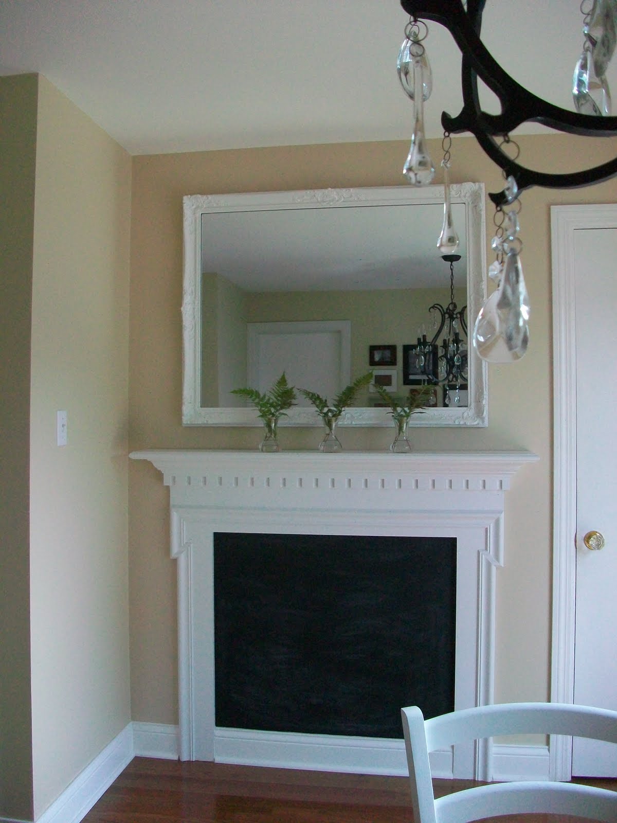 SixtyFifth Avenue Mirror, Mantel & Chalkboard Paint