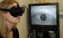 Esame vestibolare mediante video-oculoscopia all'infrarosso