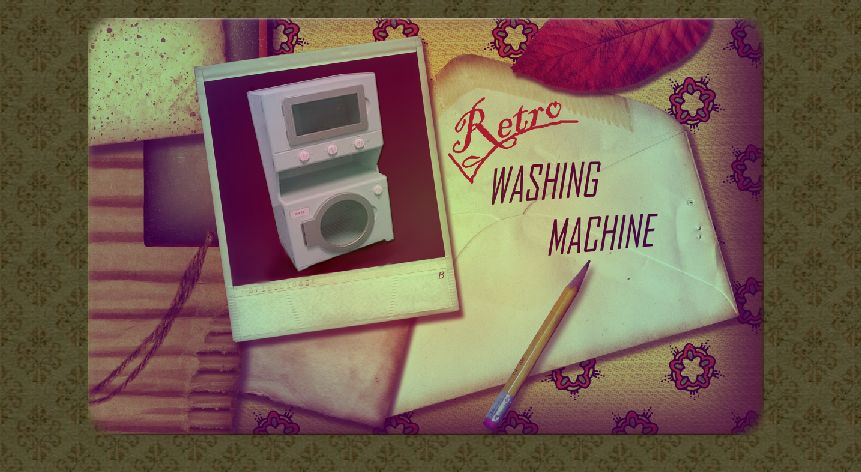 Retro Washing Machine