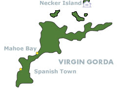 Necker Island locator