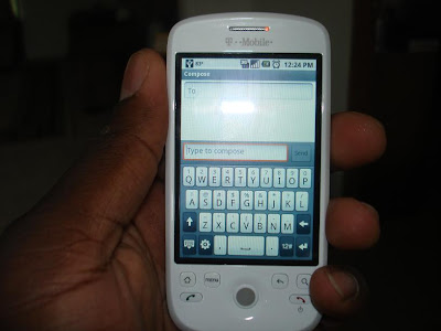 Keyboard on Tmobile my Touch 3G