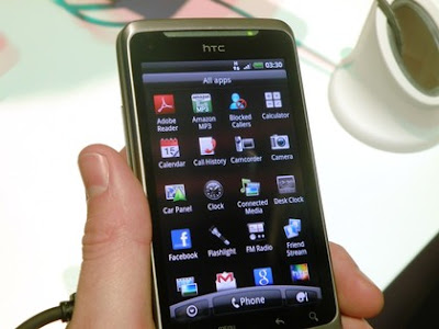 HTC Desire Z Display Screen