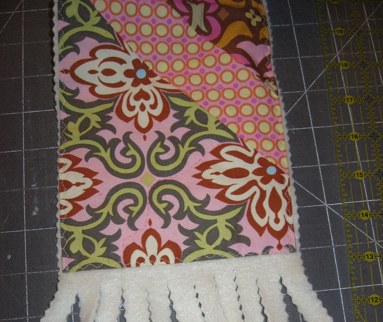 StudioCherie How to make a quilted scarf