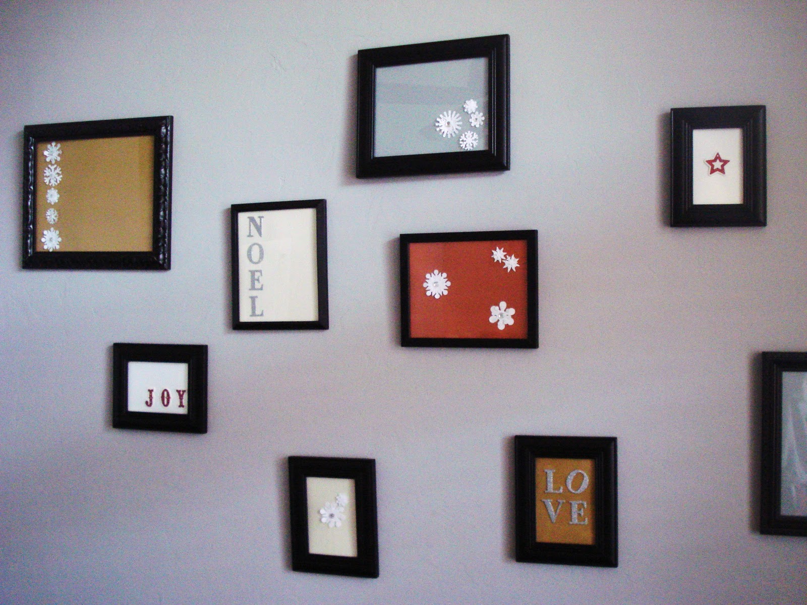 Simple Christmas Wall Display Inspired RD