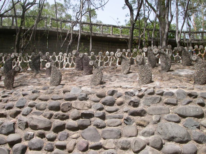 Mi Moleskine Arquitectónico: JARDÍN DE LAS ROCAS, CHANDIGARH, INDIA