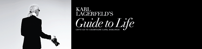 Karl Lagerfeld's Guide to Life