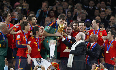 ESPANHA VENCE A COPA DO MUNDO DE FUTEBOL