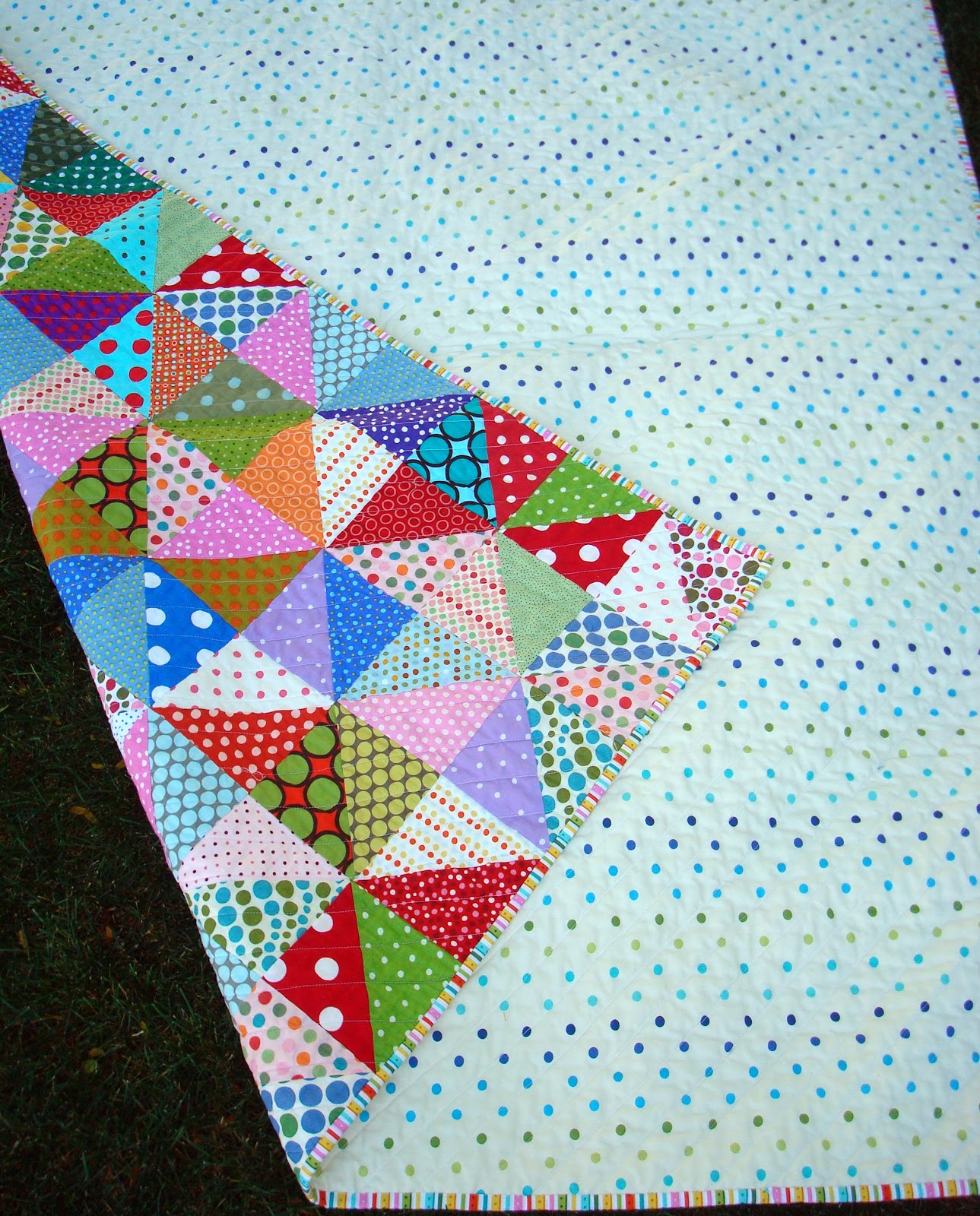 Quilt Story SewSara's Polka Dot Quilt