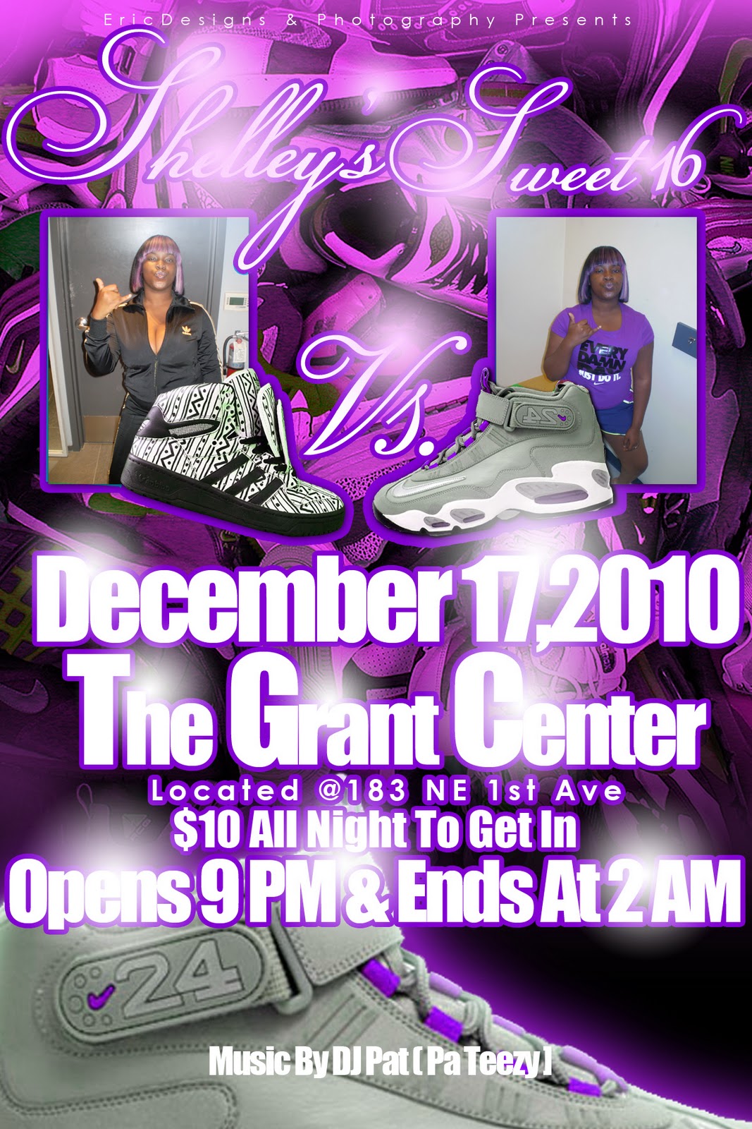 ericdesigns ericdesigns presents flyers sweet 16 flyer