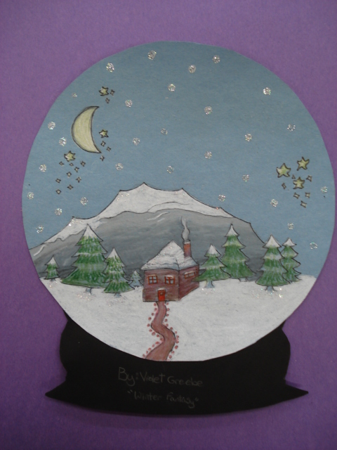 Paper Snow Globe 2021