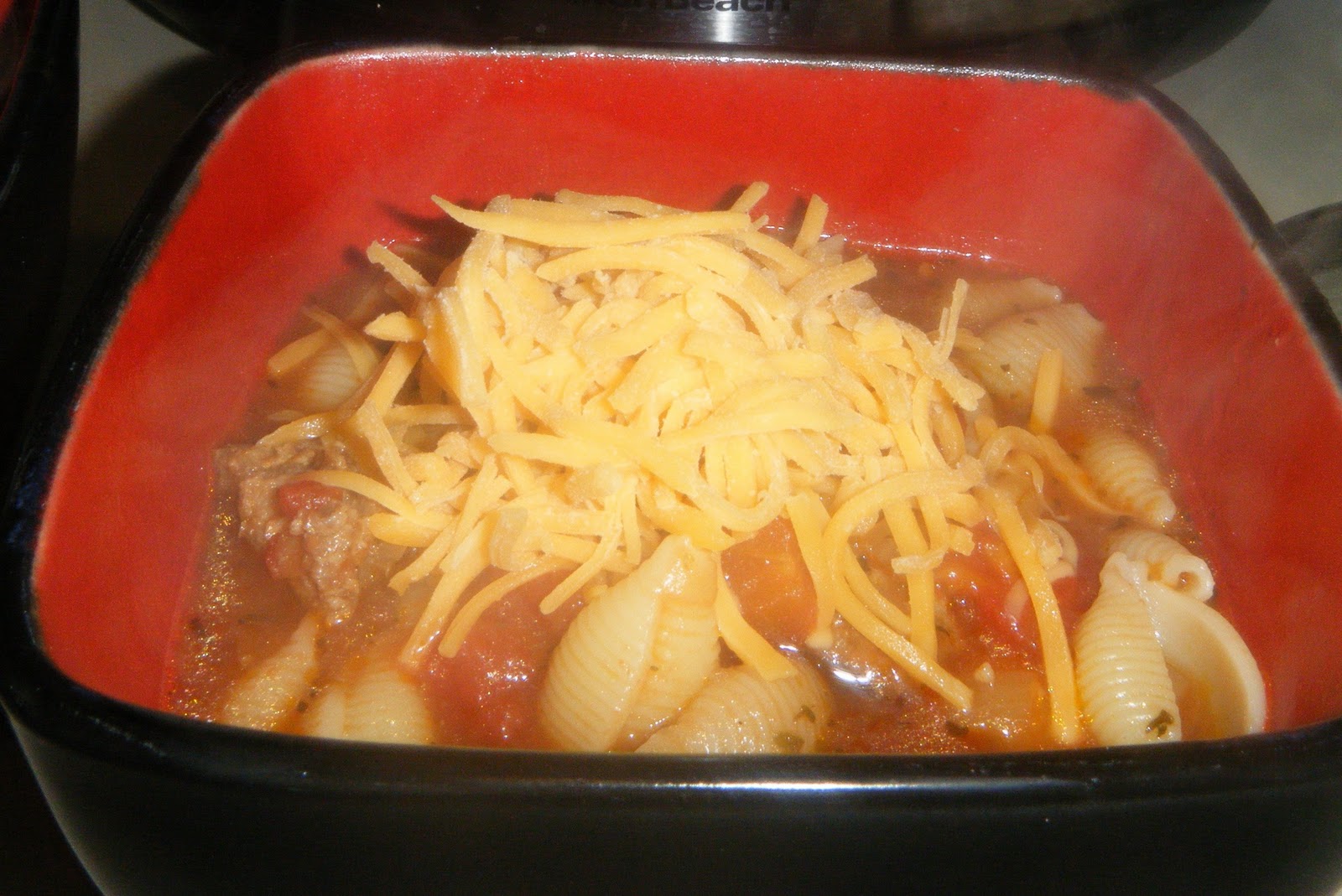 Out Of The Box Into The Kitchen Lasagna Soup and Pizza Hut Bread Sticks
