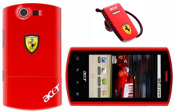 Acer Liquid e Ferrari Special Edition SmartPhone Price Specifications 