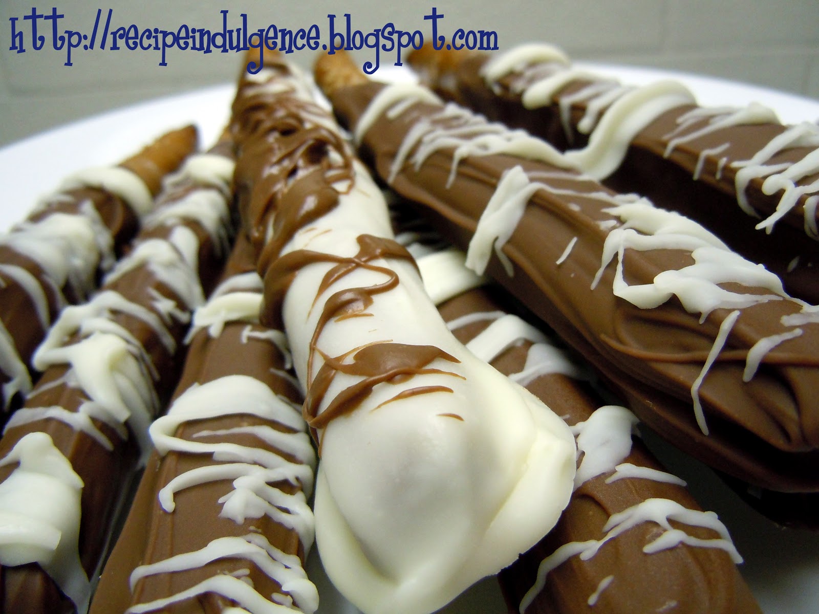 Recipe Indulgence Caramel Chocolate Pretzel Rods