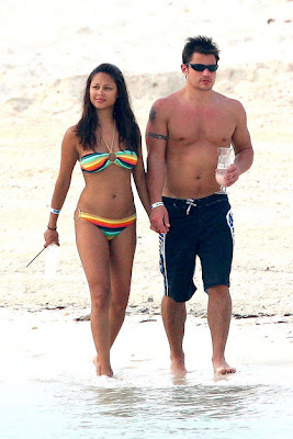 The famous duo Vanessa Minnillo and Nick Lachey discover Bahamas The famous duo Vanessa Minnillo and Nick Lachey discover Bahamas