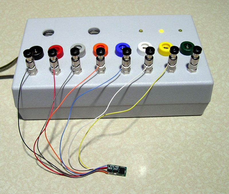 N Scale DCC Decoder Installs: Building a decoder tester