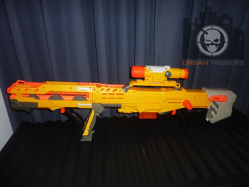 Nerf N-Strike - Longshot CS-6 Sniper Rifle Blaster Gun - Hasbro - Tested &  Works