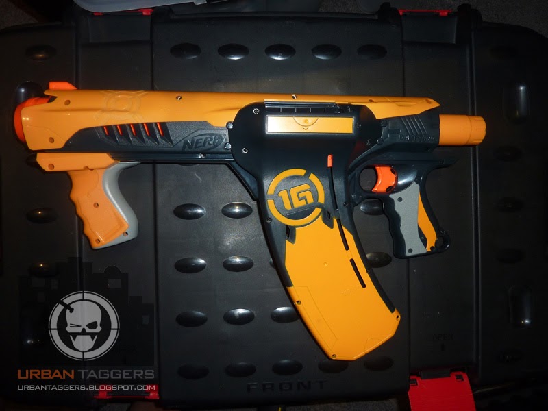 Urban Taggers. Review Nerf Dart Tag Quick 16 we got one)