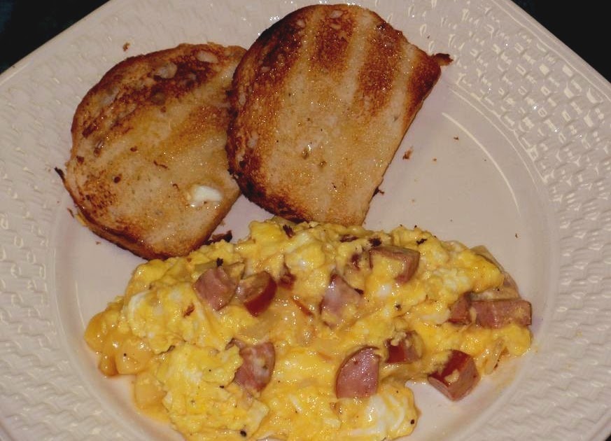 Big Dude's Eclectic Ramblings Scrambled Eggs And Kielbasa
