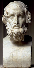 Roman period bust of Homer