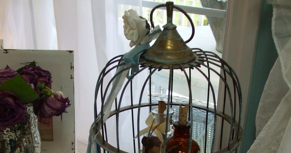 Simply me Bird Cage with Vintage bottles