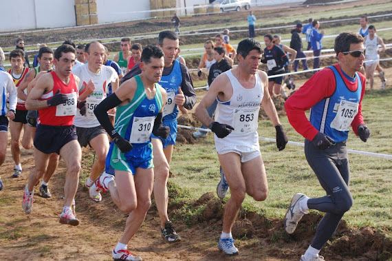 campeonato de andalucia de cross celebrado en Guarromán (Jaén)