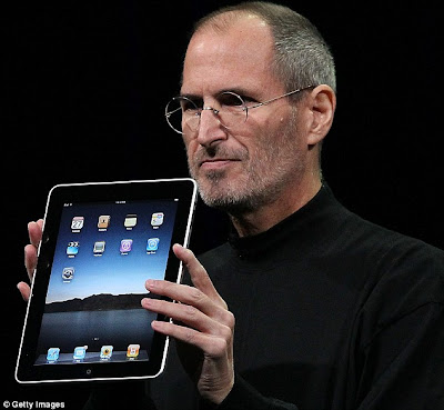 Revolution: Apple chief executive Officer Steve Jobs unveils the company's 