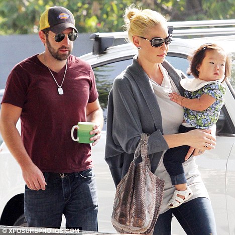 It's a family affair:Katherine Heigl and Josh Kelley enjoy day out with daughter Naleigh