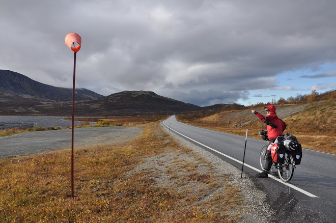 Sterk motvind på Dovrefjell