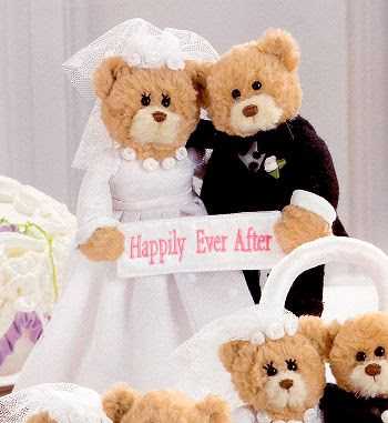 Hey everybody, I got married! Wedding+bears
