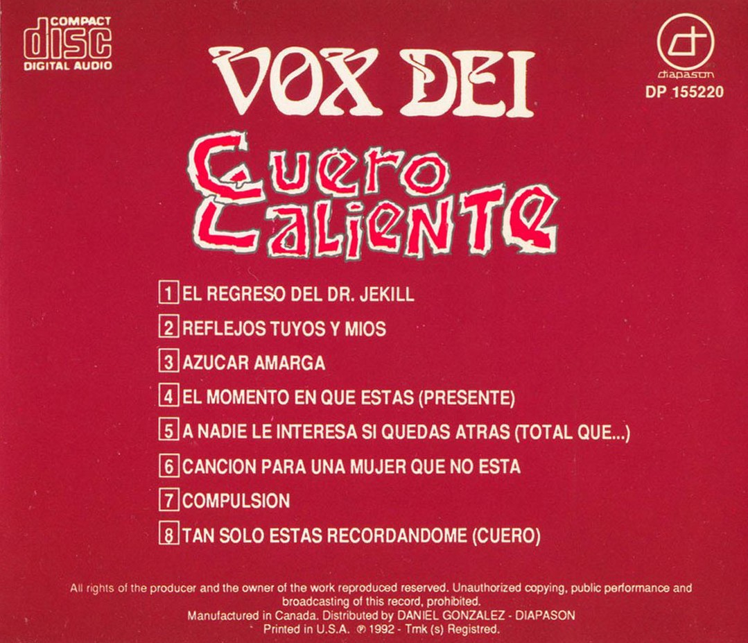 BOEDO VOX DEI. (Cuero caliente 1971)