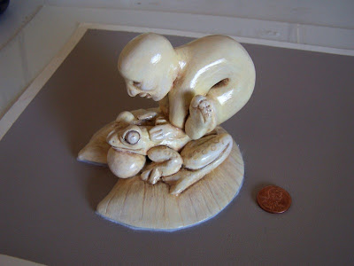 photo of sculpture Leapfrog