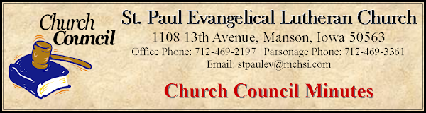 Church Council Minutes
