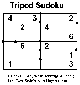 Tripod Sudoku : TS2 Tripod Sudoku : TS2