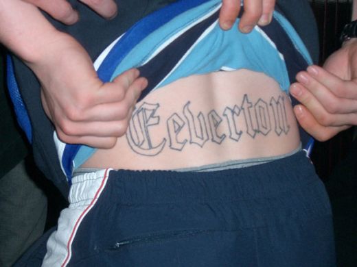 Everton Football Tattoos