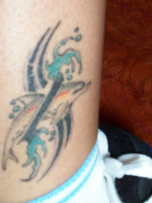How to Draw a Dolphin Tattoo Label: tribal dolphin tattoo, tribal dolphin 