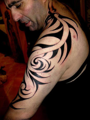 Tribal Dragon Tattoos On Arm. Tribal Dragon On Arm