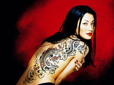 women back tattoos. female back tattoos.