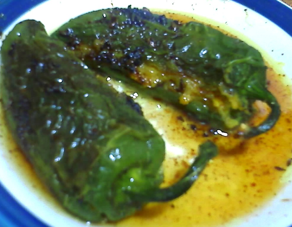 Spice it up... Everyday Gujarati Food Bharela Marcha (Stuffed Jalepeno peppers)