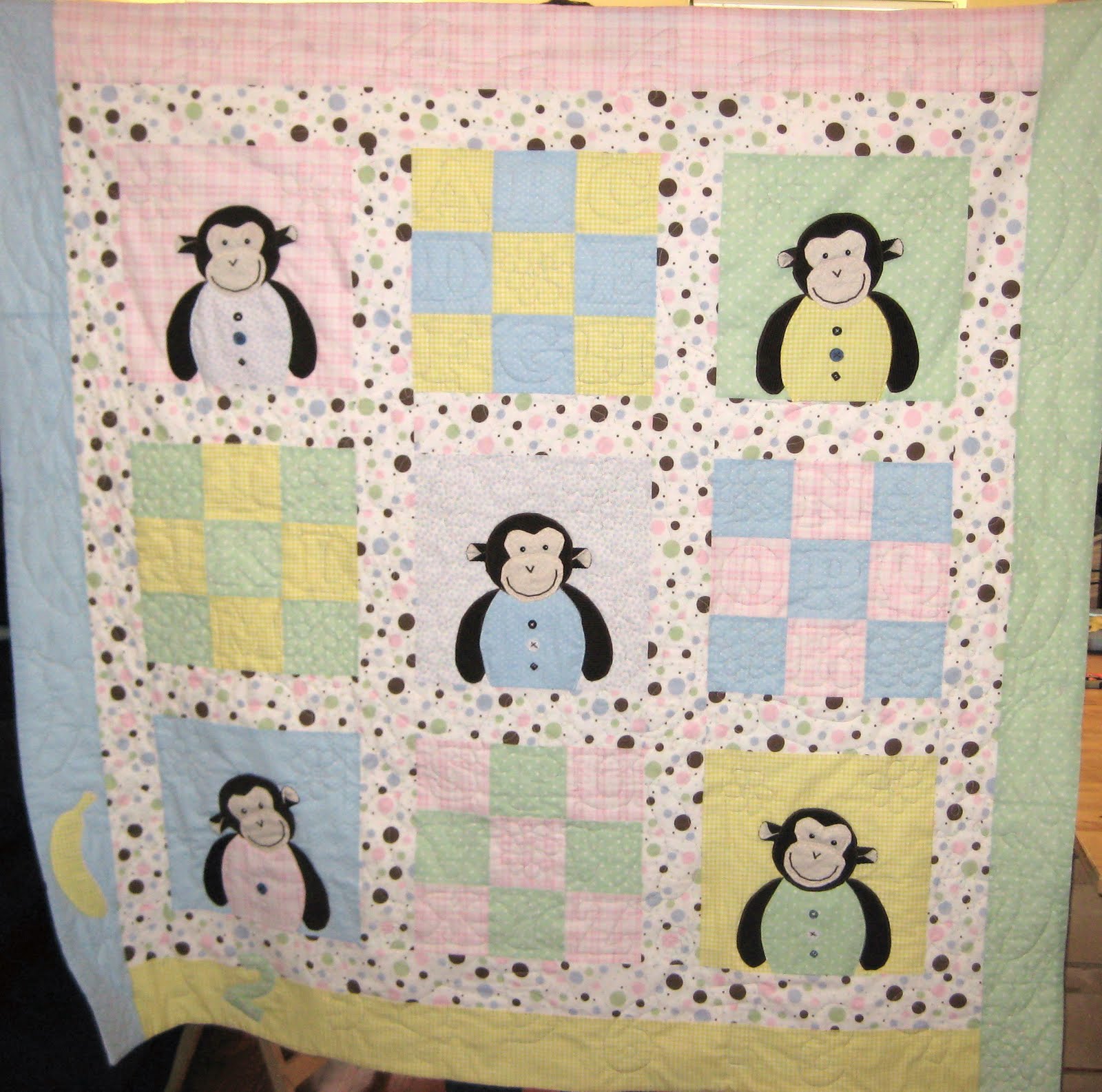 monkey quilt pattern