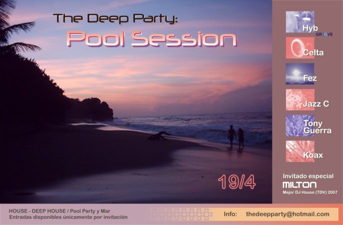 Disfruta del video de nuestra "Pool Session" (19 de abril 2008)