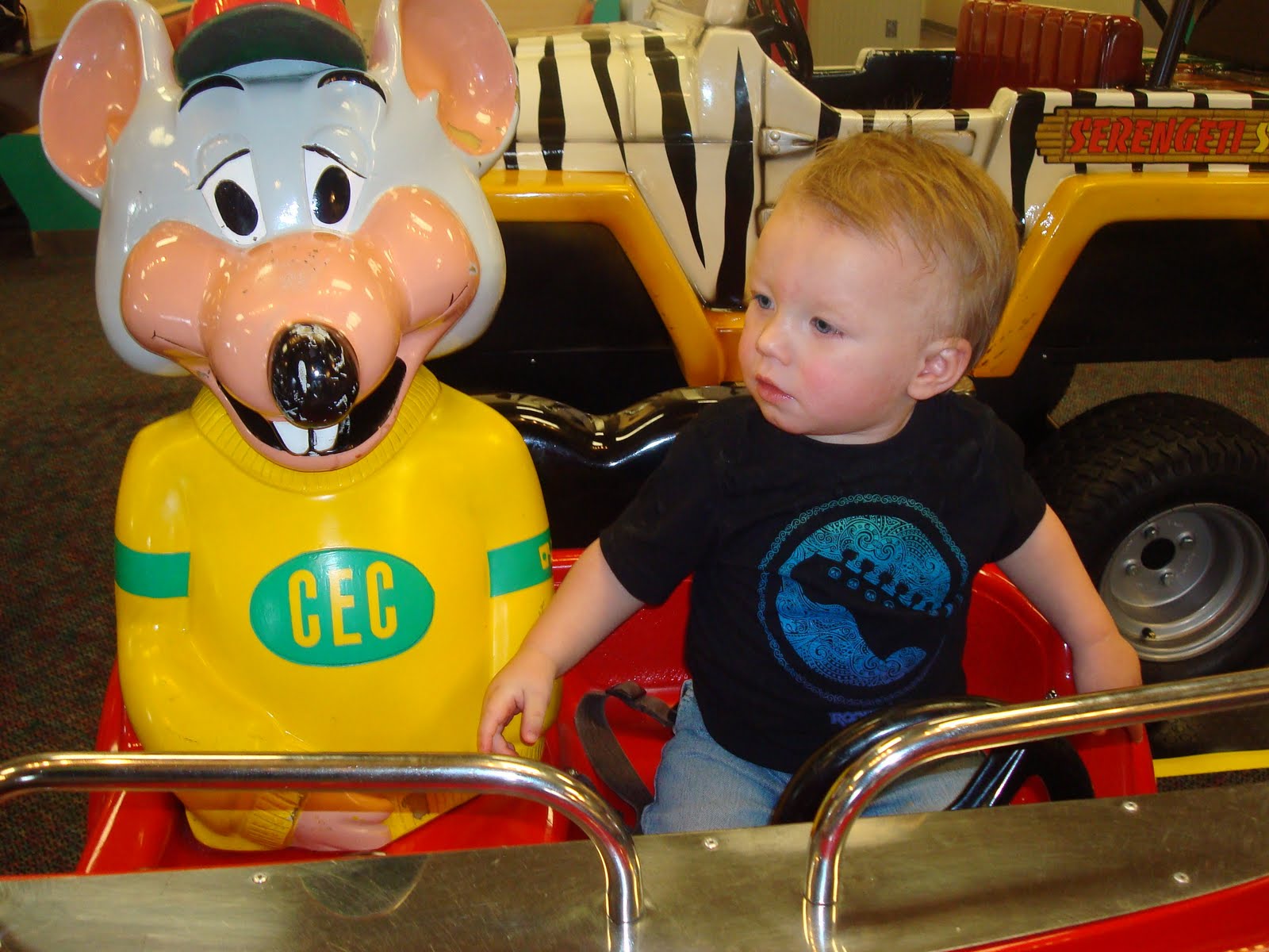 The Larsons Chuck E Cheese and Fun Times