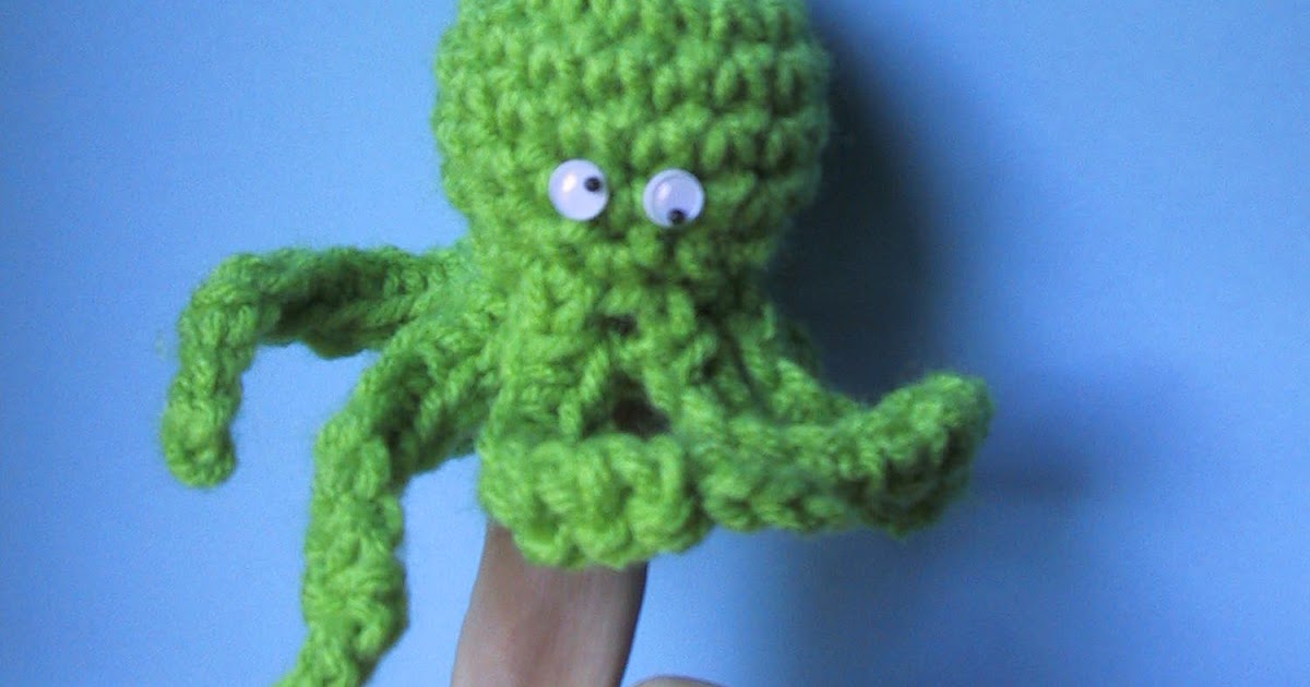 Suzies Stuff SUZIE’S OCTOPUS FINGER PUPPET