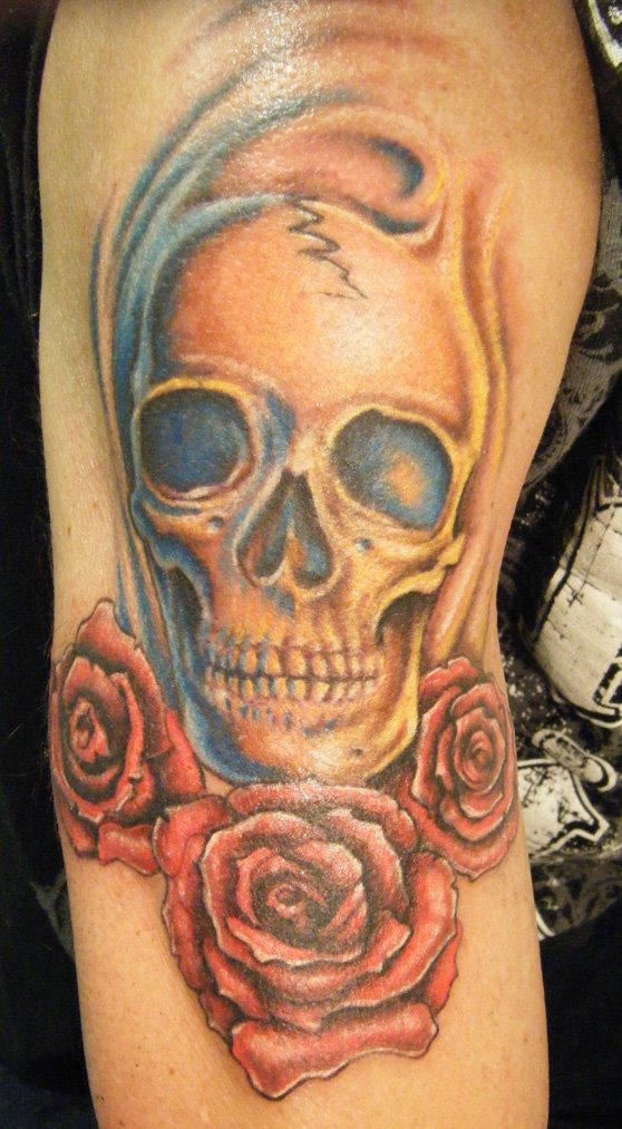  skull roses tattoo blog 
