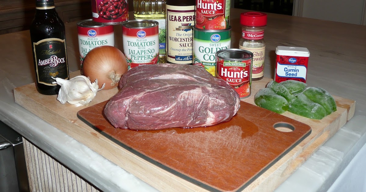 Patti Cakes Bakes Chunky Cowboy Chili with Cornmeal Cheddar Scones