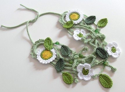 Ravelry: Crochet Necklace pattern by creativeyarn